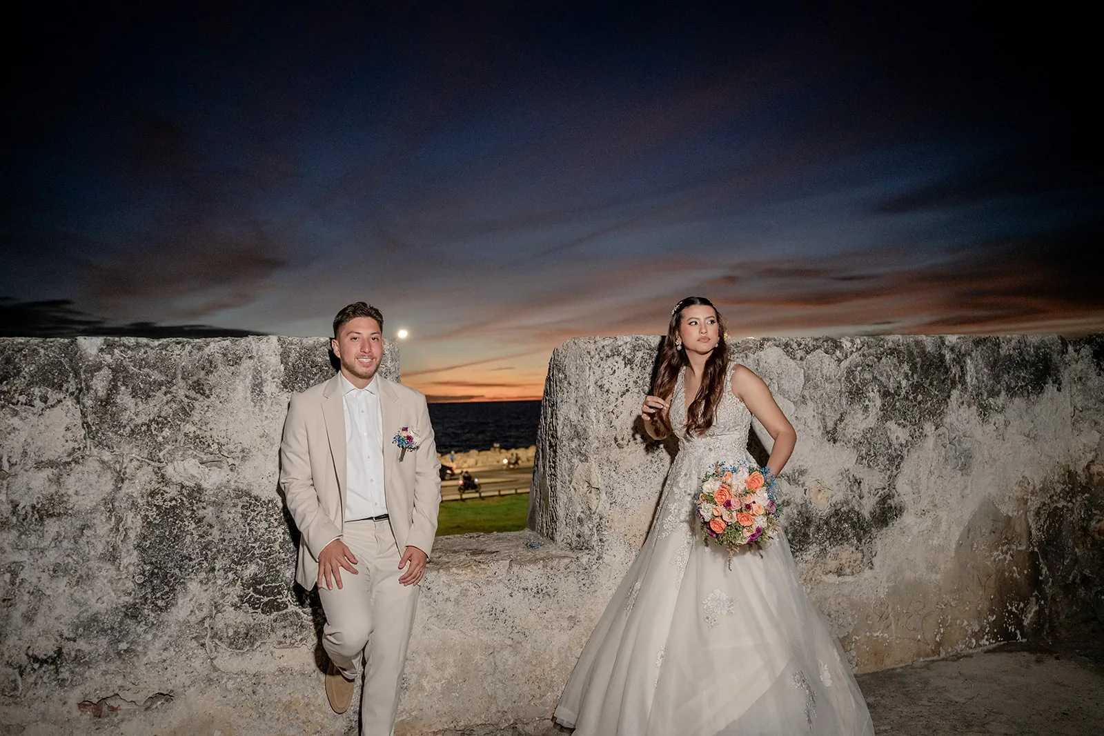 Boda de Vale y Chris — ciudad amurallada