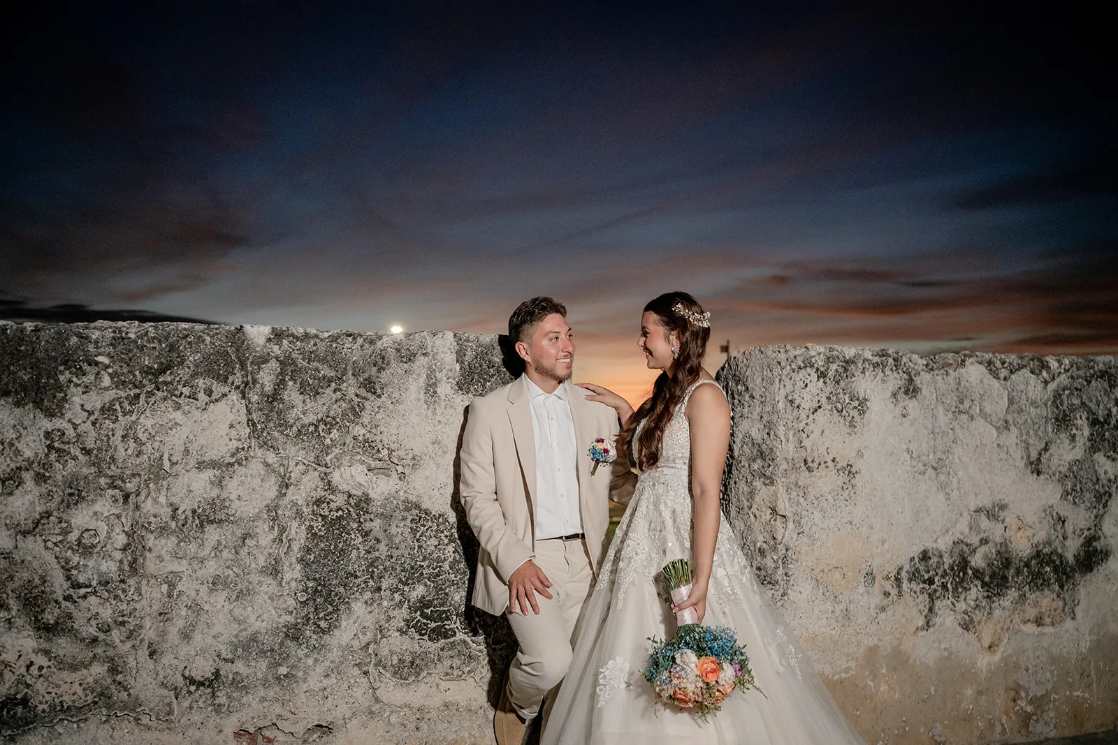 Boda de Vale y Chris — ciudad amurallada