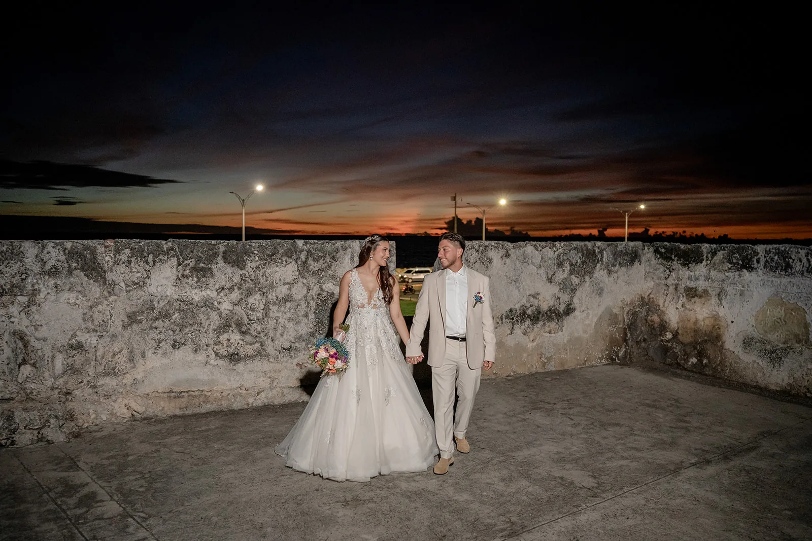 Boda de Vale y Chris — ciudad amurallada