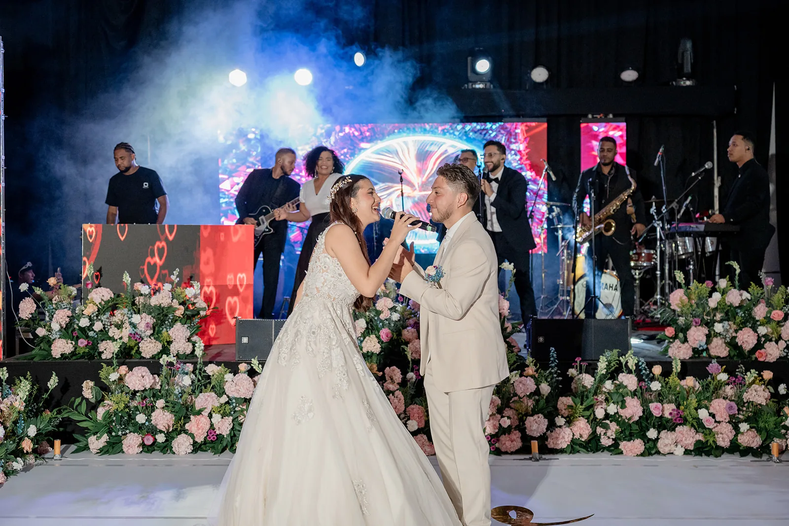 Boda de Vale y Chris — fiesta