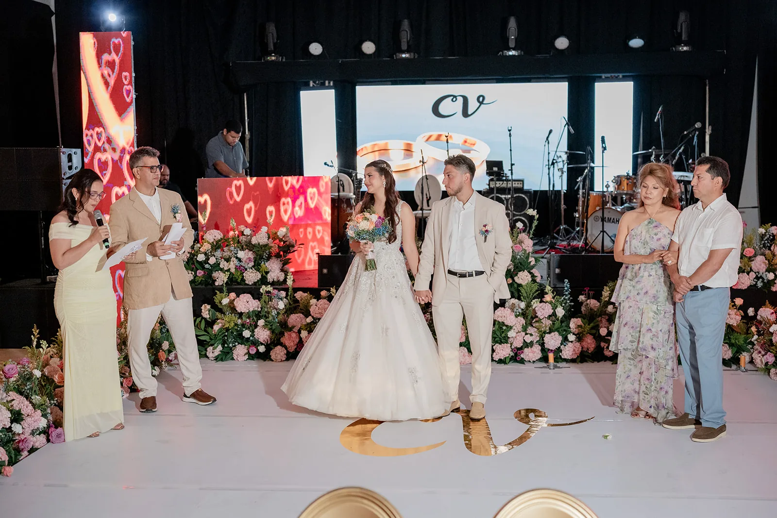Boda de Vale y Chris — fiesta