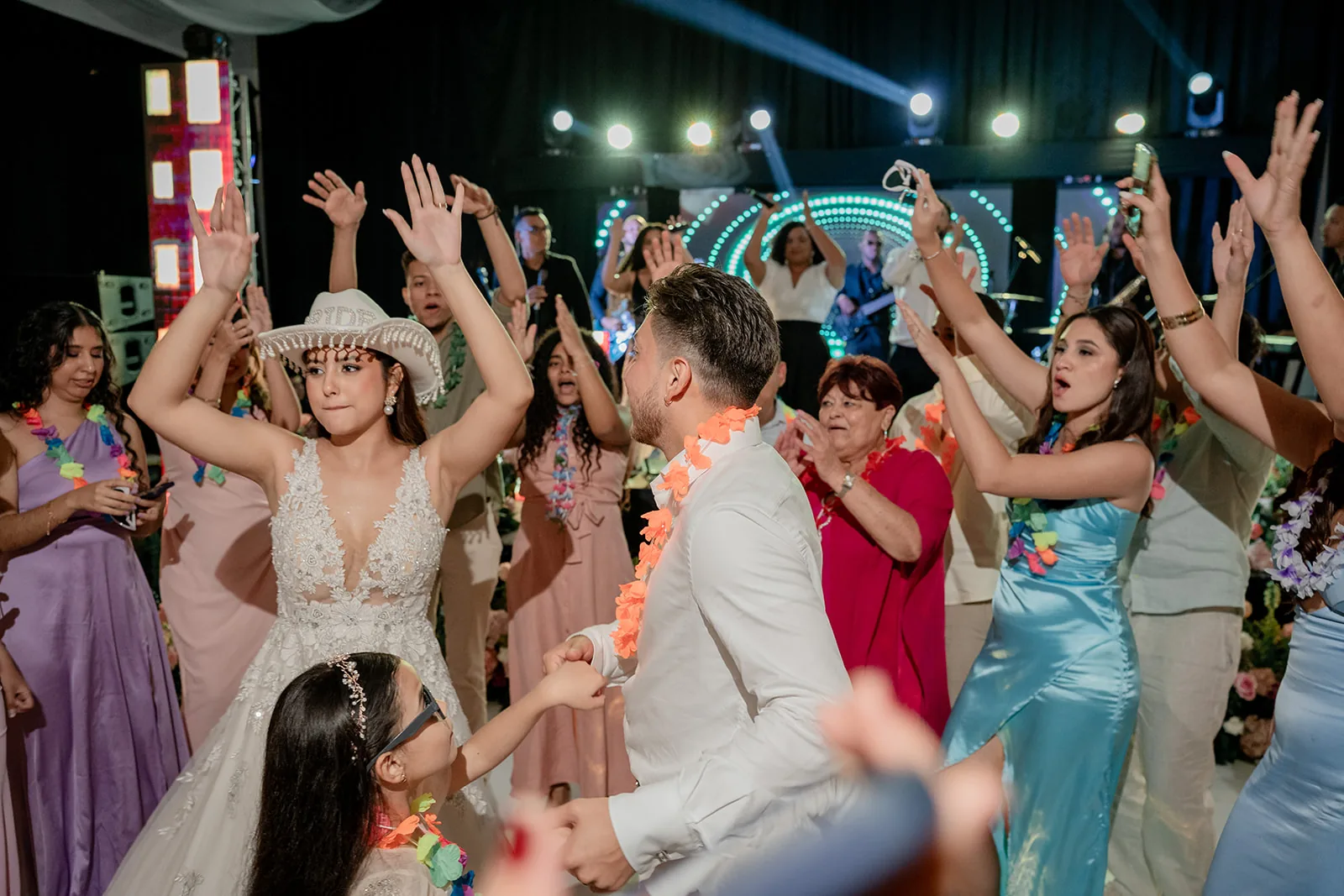 Boda de Vale y Chris — fiesta
